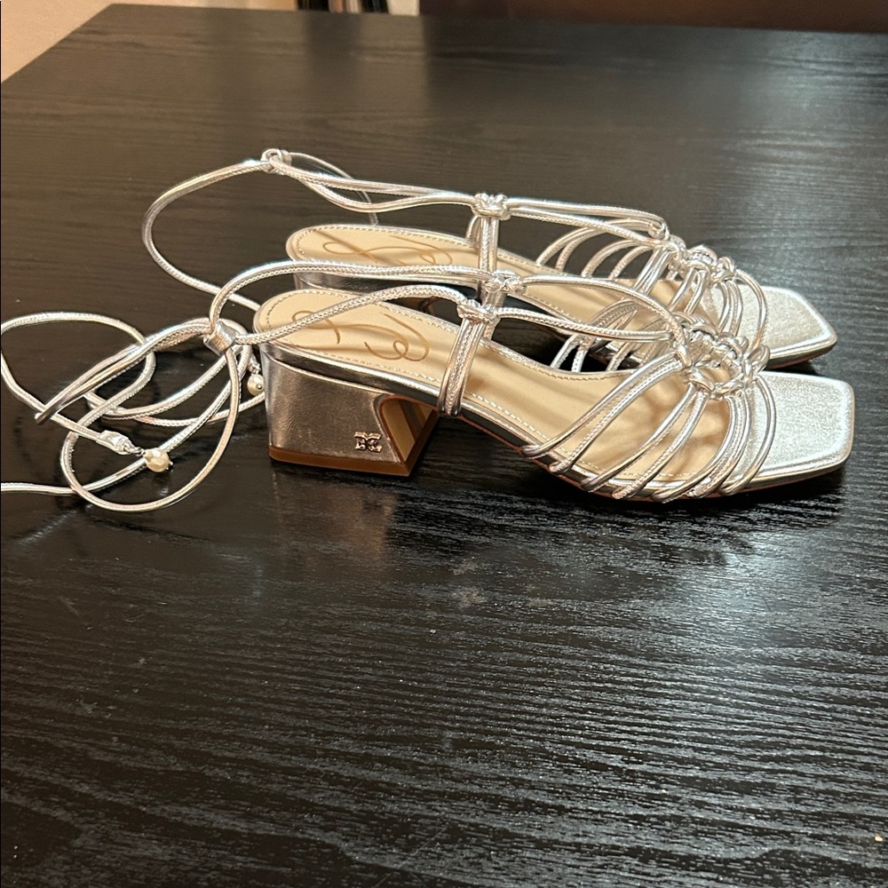 Sam edelman Silver Strappy Women's sandal